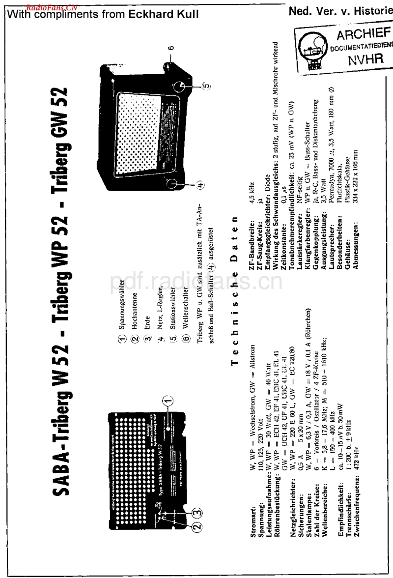 Saba_TribergW52-电路原理图.pdf_第1页