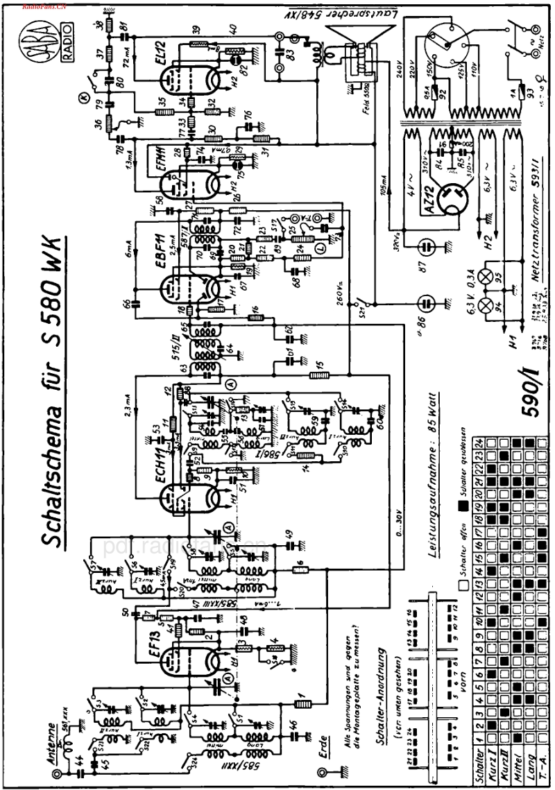 Saba_580WK-电路原理图.pdf_第2页