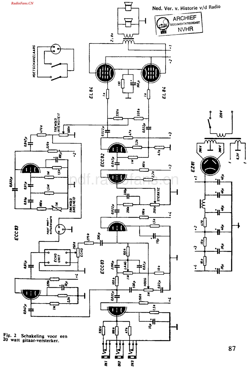 Amroh_Gitaarversterker维修手册 电路原理图.pdf_第1页