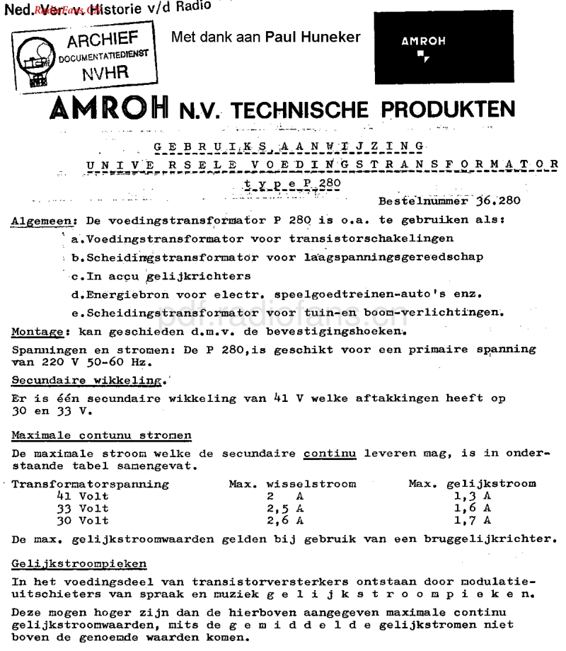 Amroh_P280维修手册 电路原理图.pdf_第1页