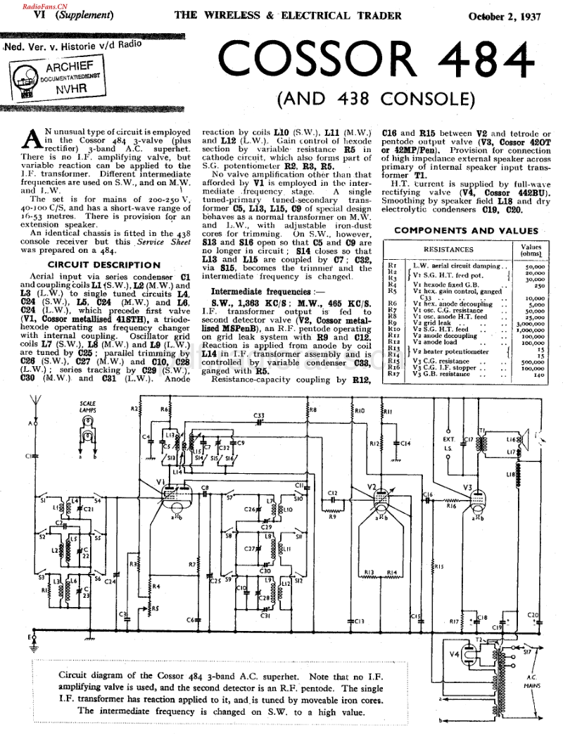COSSOR-Cossor_484电路原理图.pdf_第1页