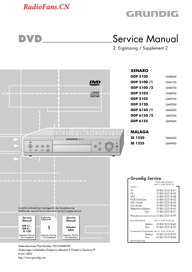 Grundig-SE-1235-Service-manual  电路原理图.pdf_第1页