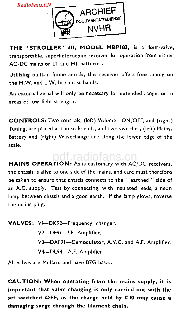 Ekco_MBP183电路原理图.pdf_第1页