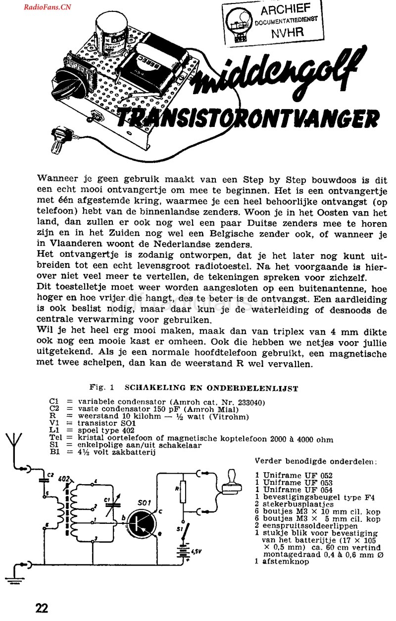 Amroh_MiddengolfTransistorOntvanger维修手册 电路原理图.pdf_第1页