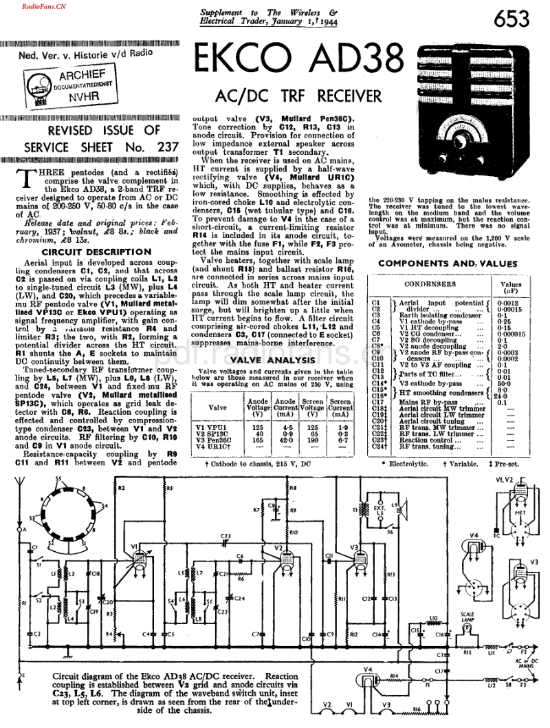 Ekco_AD38电路原理图.pdf_第1页