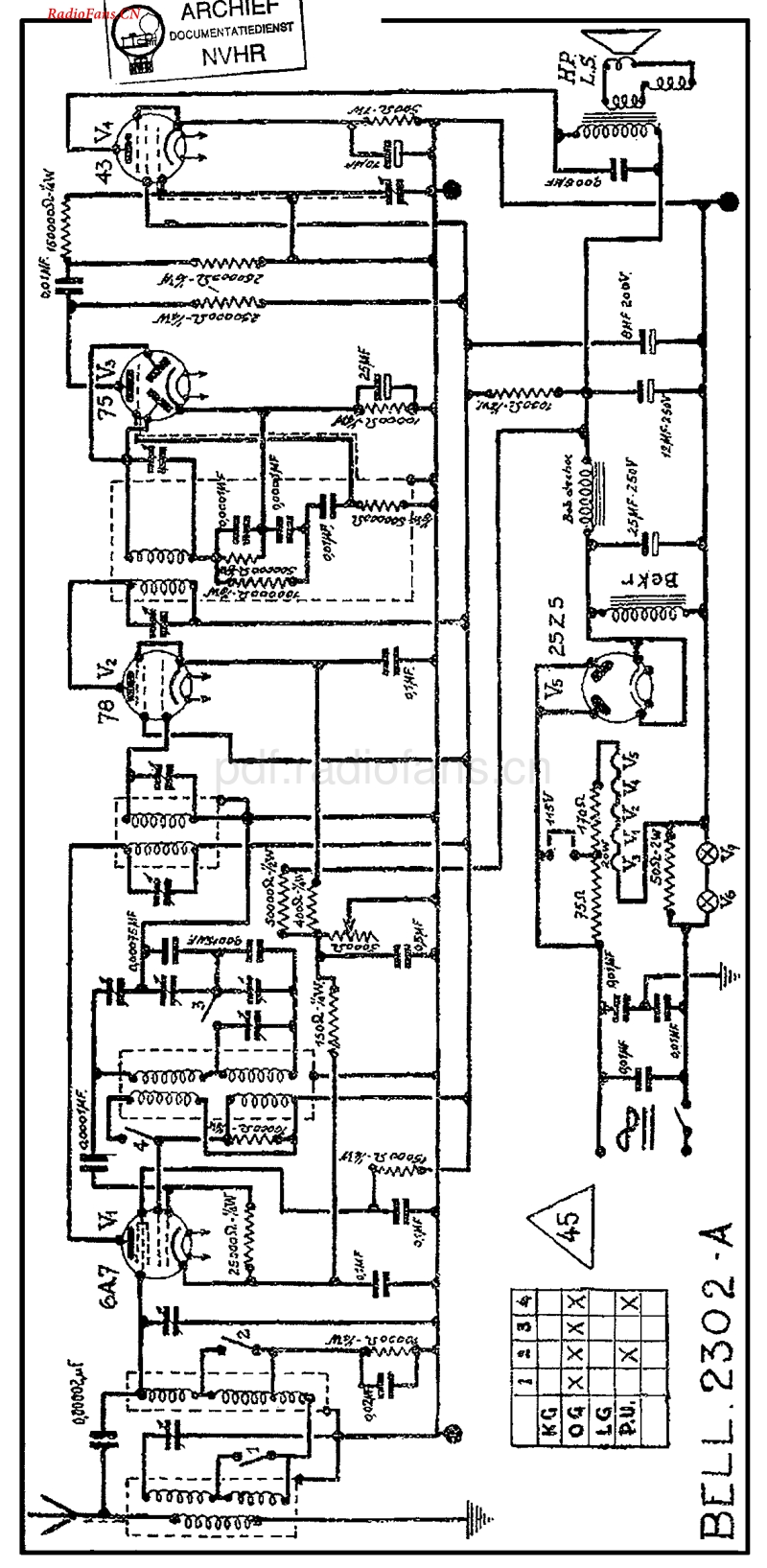 Radiobell_2302A-电路原理与.pdf_第1页
