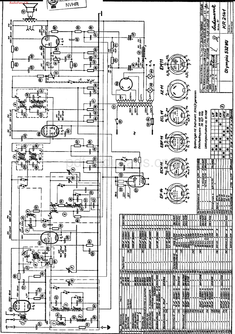 Sachsenwerk_532WU-电路原理图.pdf_第1页
