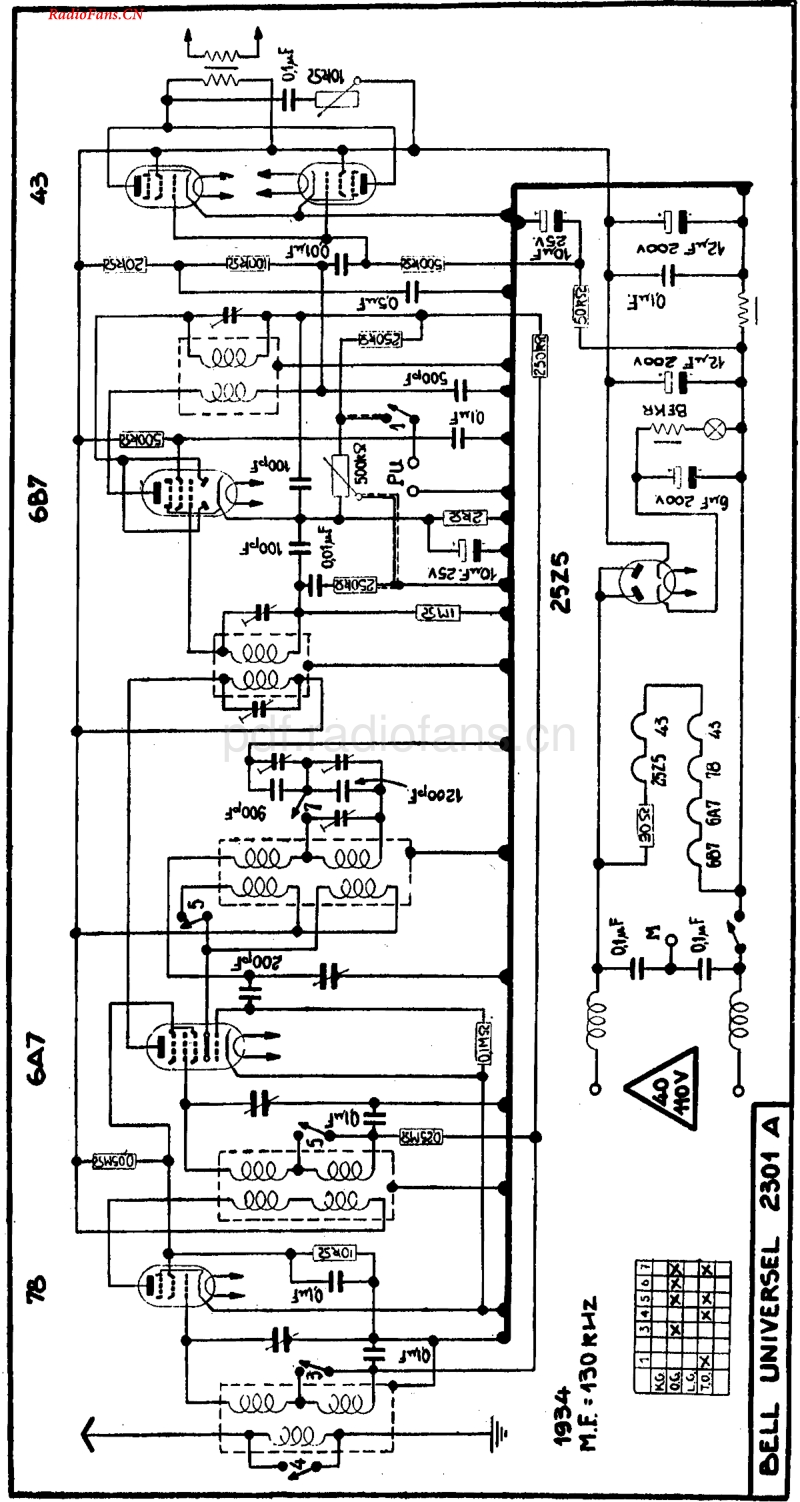Radiobell_2301A-电路原理与.pdf_第1页