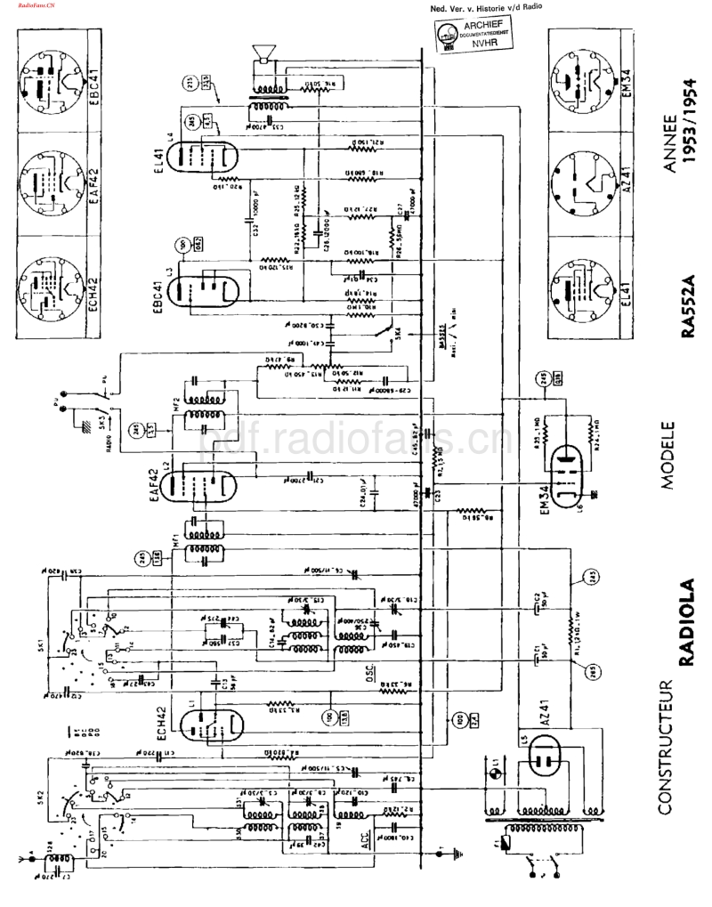 Radiola_RA552A-电路原理图.pdf_第1页