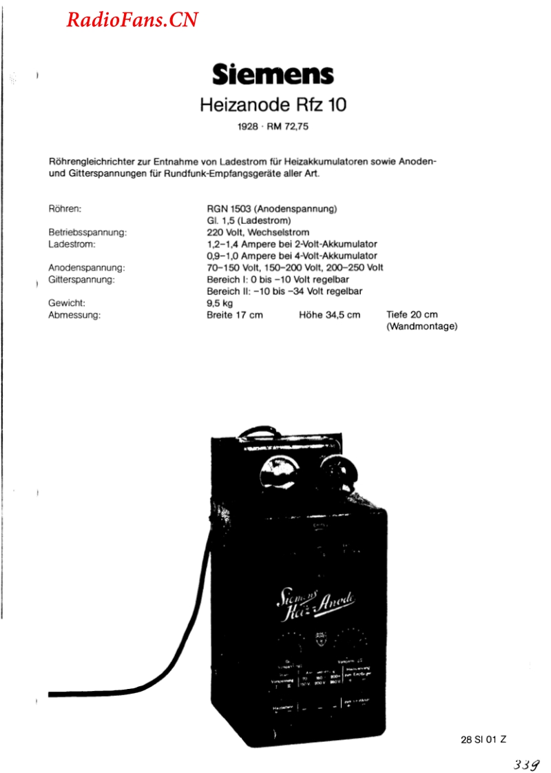 Siemens-RFZ10-电路原理图.pdf_第1页