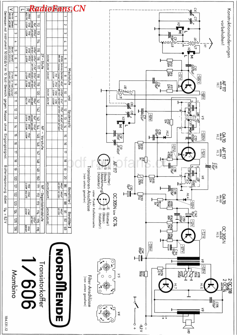 Nordmende Mambino D06 1-606-电路原理图.pdf_第1页