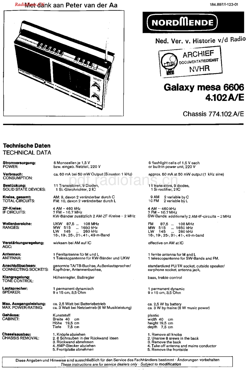 Nordmende_6606-电路原理图.pdf_第1页