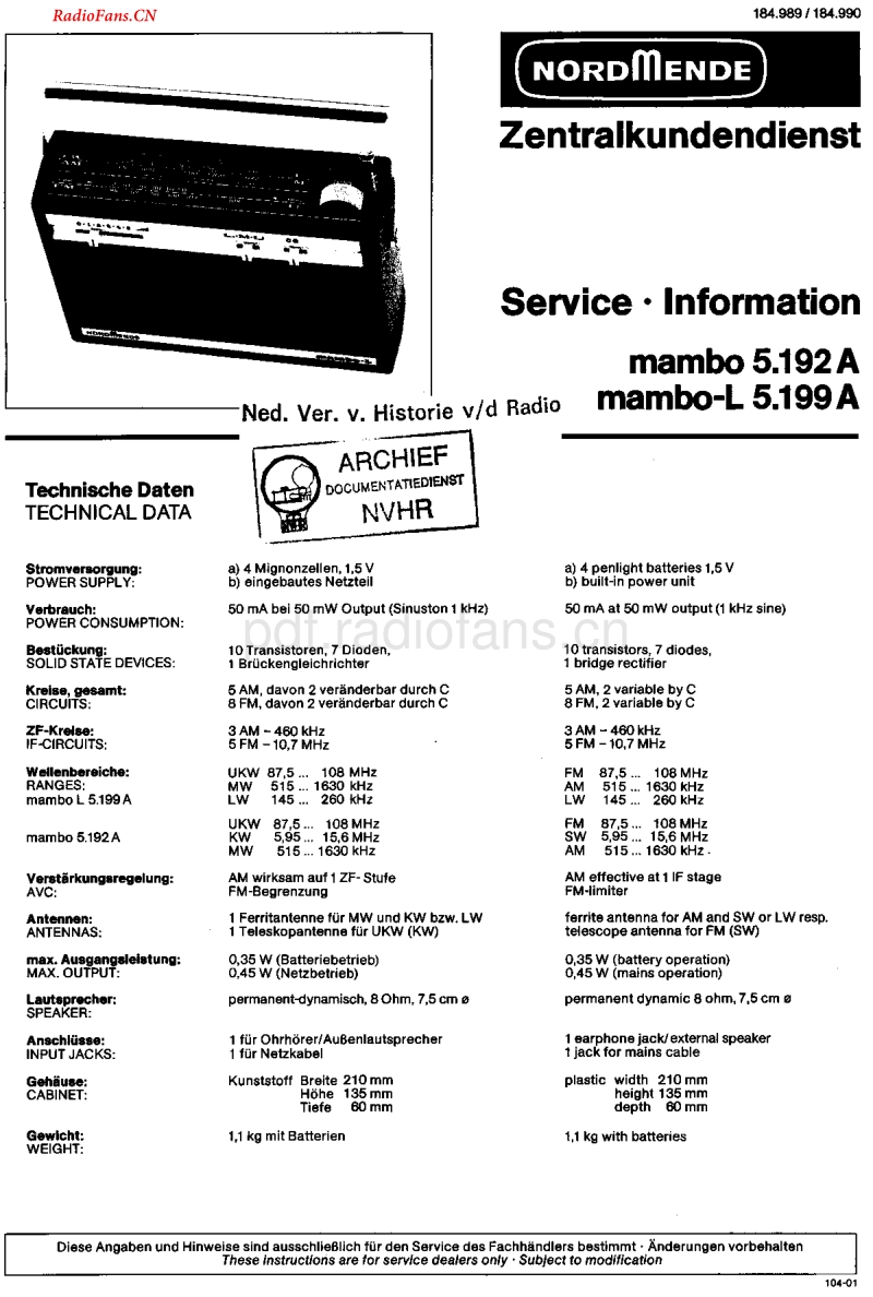 Nordmende_5192A-电路原理图.pdf_第1页