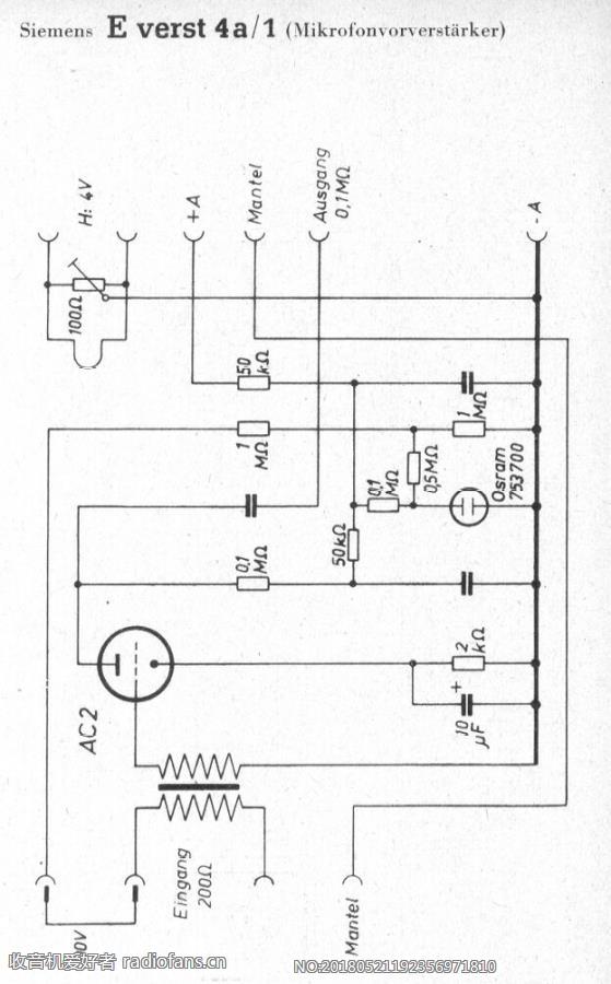 SIEMENS Everst4a-1(Mikrofonvorverstärk.) 电路原理图.jpg