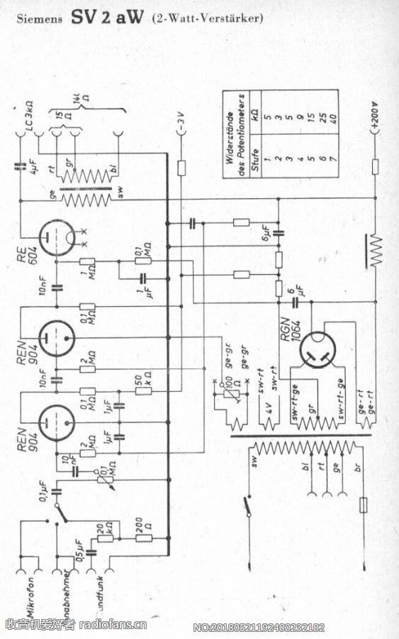 SIEMENS SV2aW(2Watt-Verstärker) 电路原理图.jpg