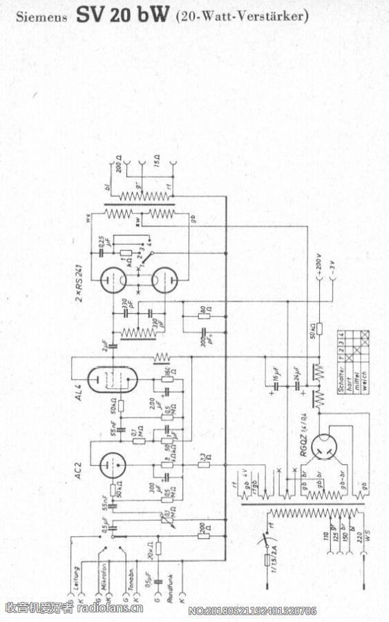 SIEMENS SV20bW(20Watt-Verstärker) 电路原理图.jpg
