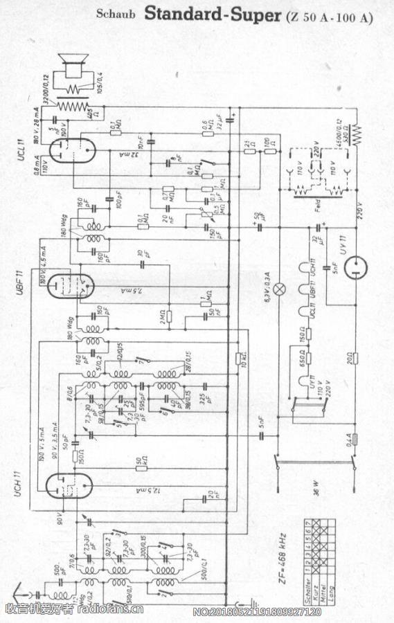 SCHAUB Standart-Super(Z50A-100A) 电路原理图.jpg