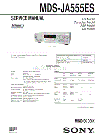 索尼 sony_MDS-JA555ES_service_manual 电路图 维修手册.pdf