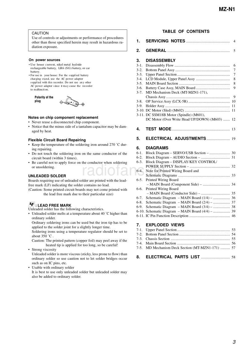 索尼 sony_MZ-N1_1.4_service_manual 电路图 维修手册.pdf_第3页