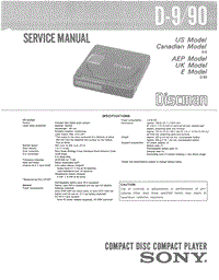 索尼 D-9_90 电路图 维修手册.pdf