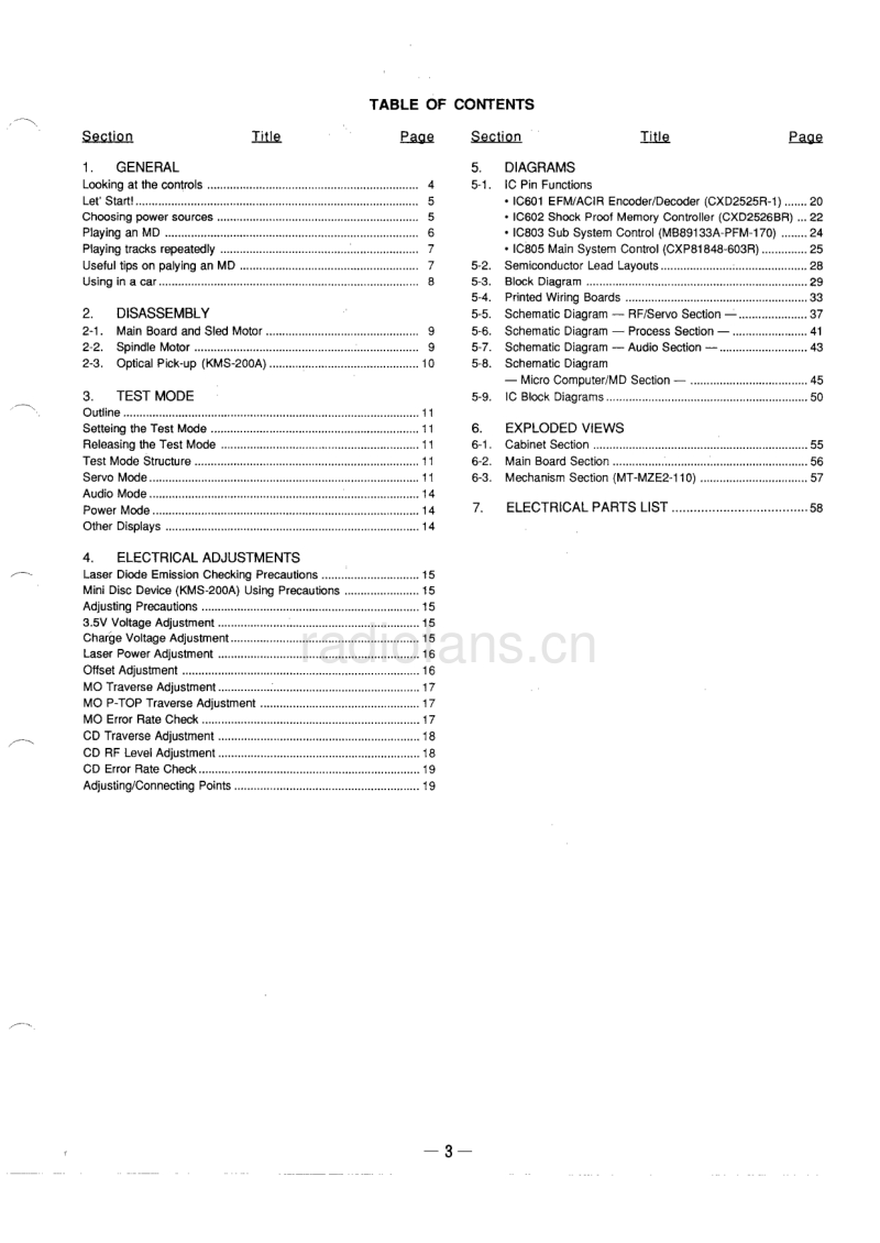 索尼 sony_MZ-E2_service_manual 电路图 维修手册.pdf_第3页