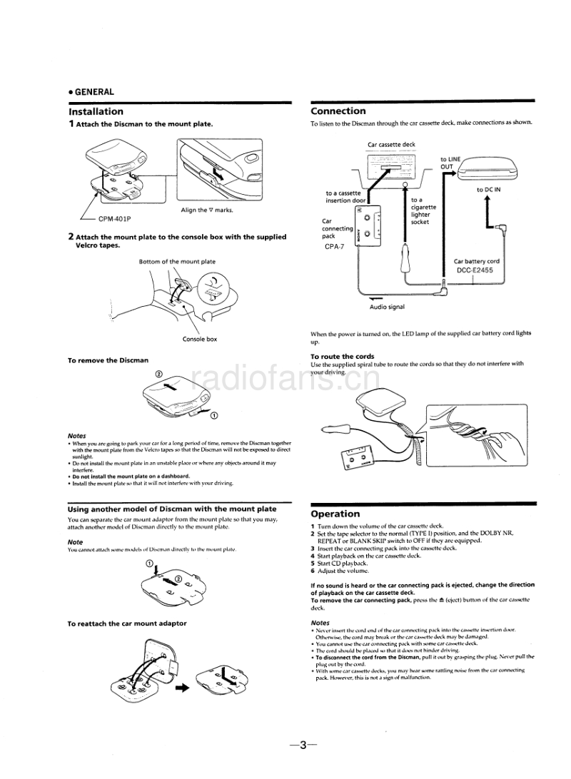 索尼 D-152CK-152CKT 电路图 维修手册.pdf_第3页