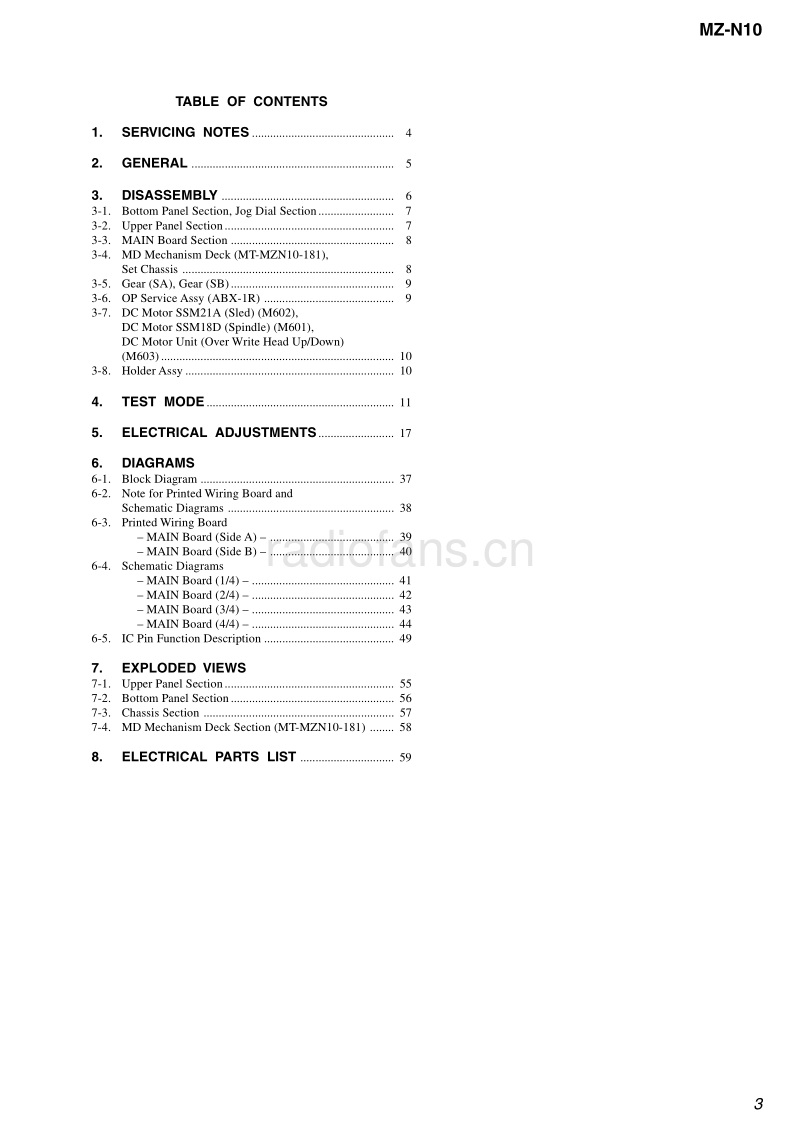 索尼 sony_MZ-N10_service_manual 电路图 维修手册.pdf_第3页