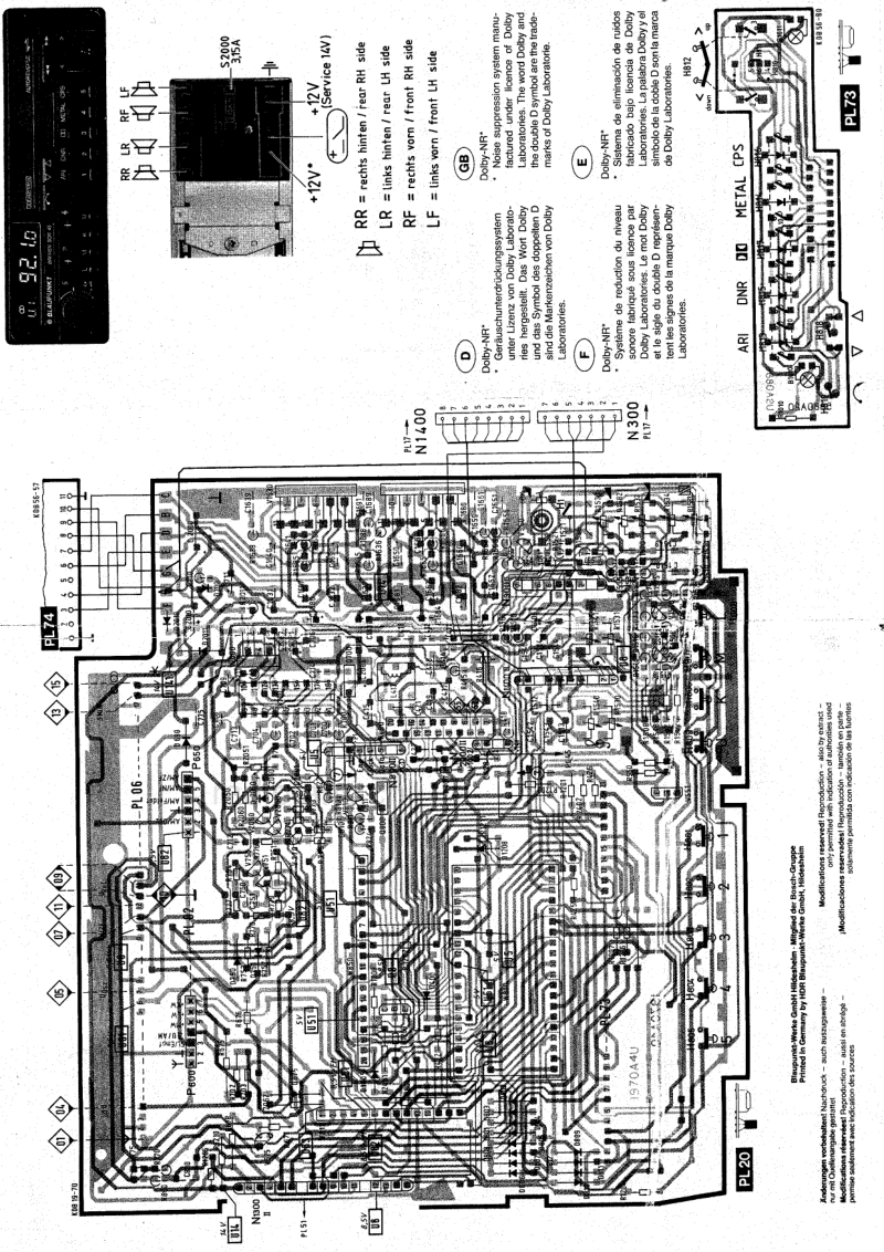 BLAUPUNKT Autoradio Bremen sqr45电路原理图.pdf_第3页
