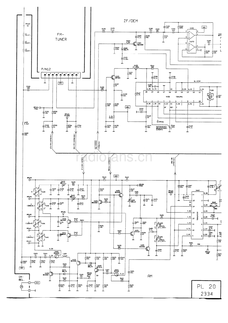 BLAUPUNKT Autoradio Paris RCR 41电路原理图.pdf_第1页