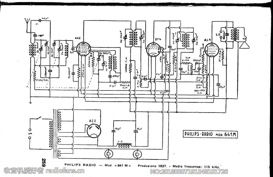 Philips    641M 电路原理图.gif