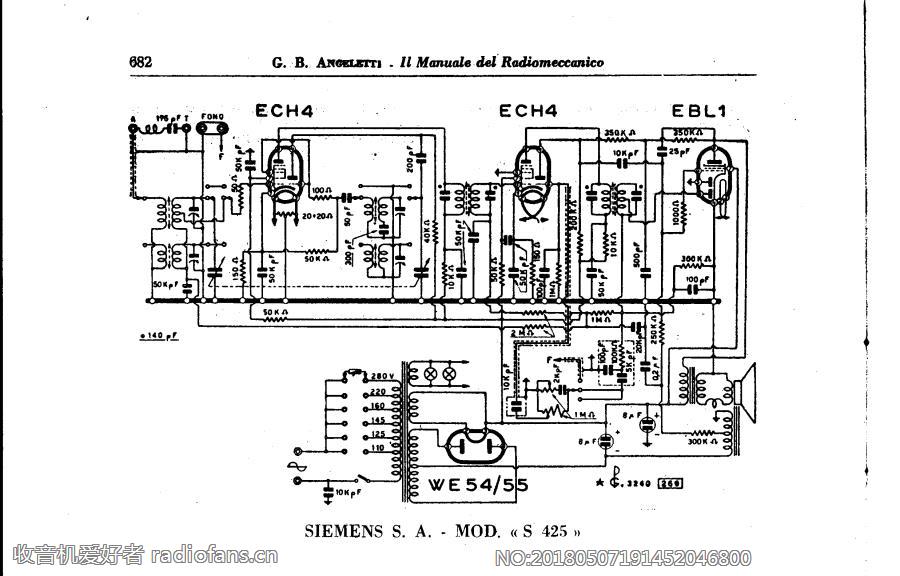 西门子 Siemens   425 电路原理图.gif