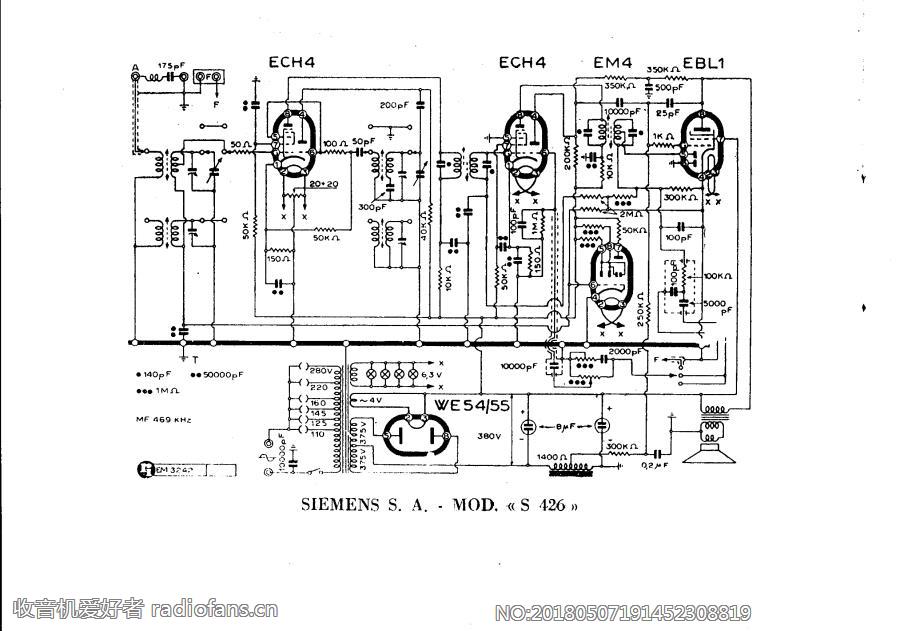 西门子 Siemens   426 电路原理图.gif