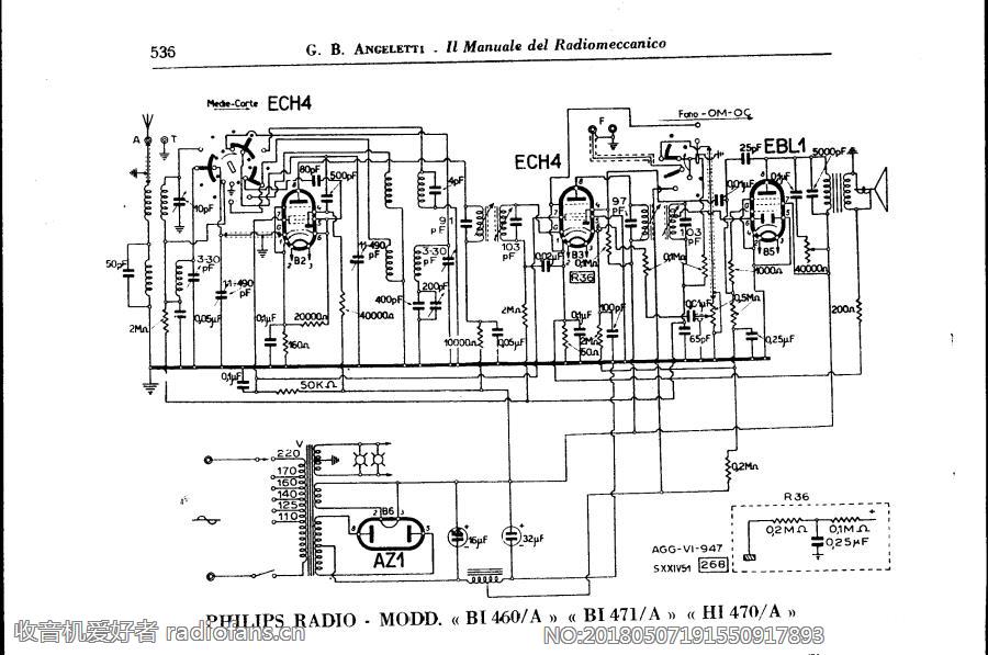 Philips    BI460A 电路原理图.gif