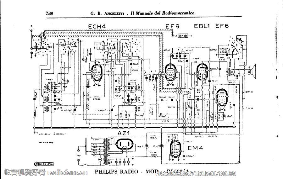 Philips    BI580A 电路原理图.gif