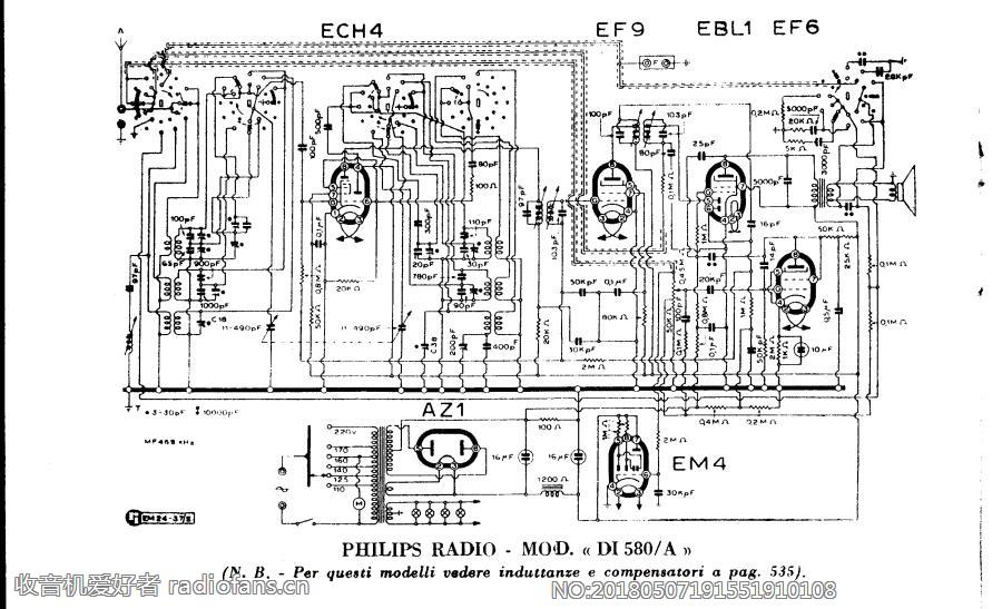 Philips    DI580A 电路原理图.gif