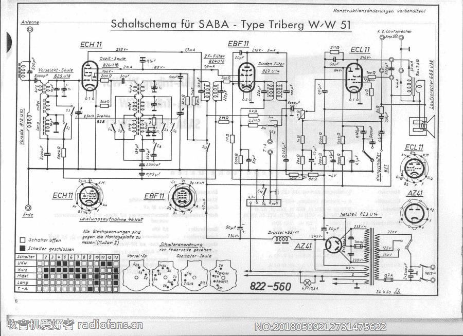 SABA  TribergW-W51 电路原理图.jpg