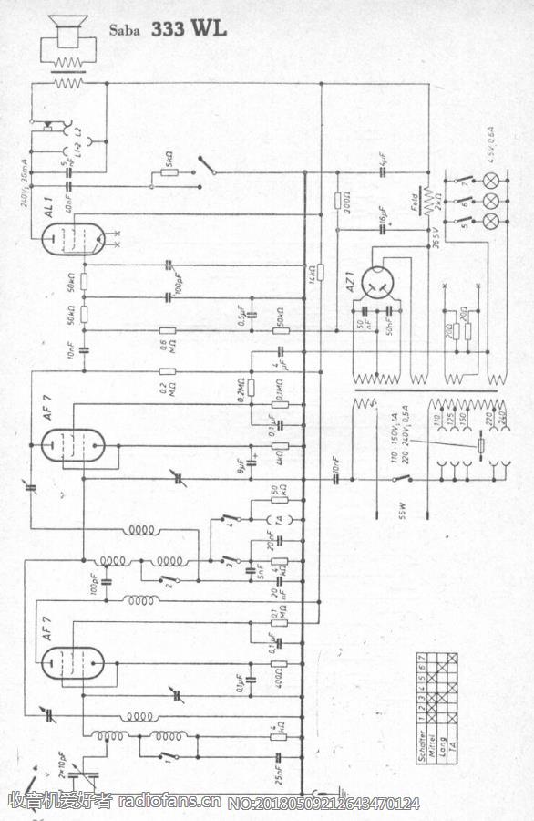 SABA  333WL 电路原理图.jpg