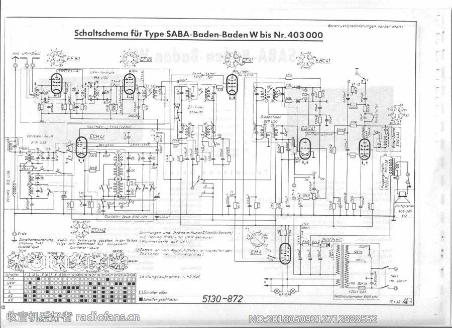SABA  BadenBadenW-bis403000 电路原理图.jpg