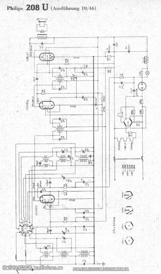 PHILIPS   208U(Ausführung10-46) 电路原理图.jpg