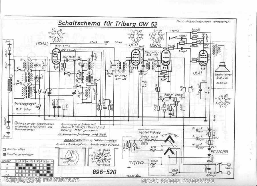 SABA  TribergGW52 电路原理图.jpg