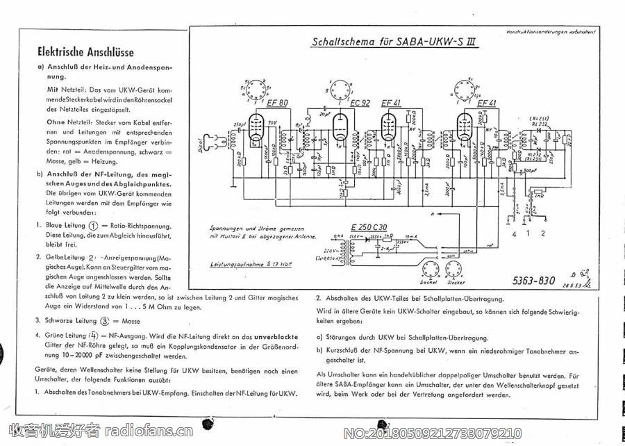 SABA  UKW S3 -3 电路原理图.jpg