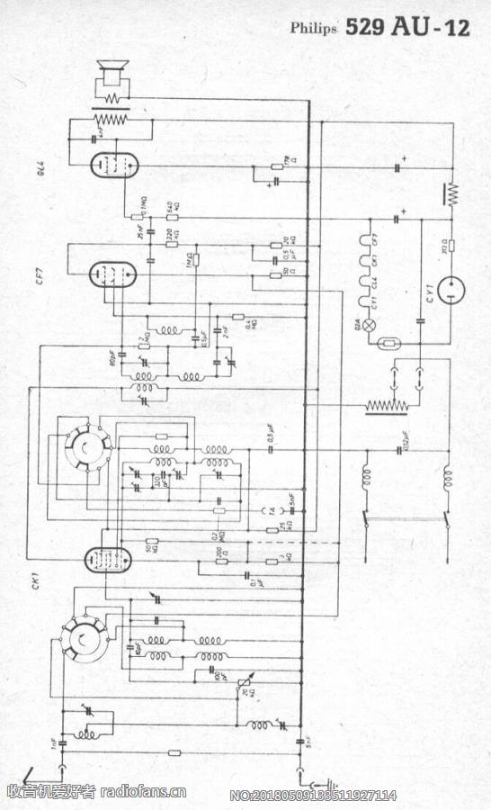 PHILIPS   529AU-12 电路原理图.jpg