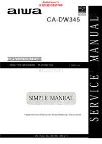 Aiwa-CA-DW345-Service-Manual电路原理图.pdf