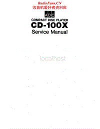 Adc-CD-100X-Service-Manual电路原理图.pdf