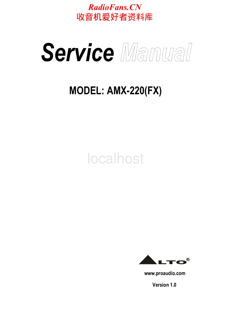 Alto-AMX-220-FX-Service-Manual电路原理图.pdf_第1页
