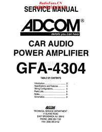 Adcom-GFA-4304-Service-Manual电路原理图.pdf