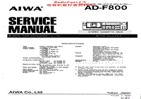 Aiwa-AD-F800-Service-Manual电路原理图.pdf