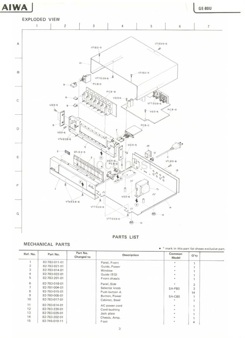 Aiwa-GE-80-Service-Manual电路原理图.pdf_第3页