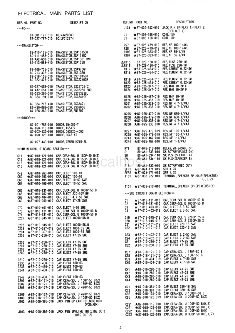 Aiwa-XA-008-Service-Manual电路原理图.pdf_第2页