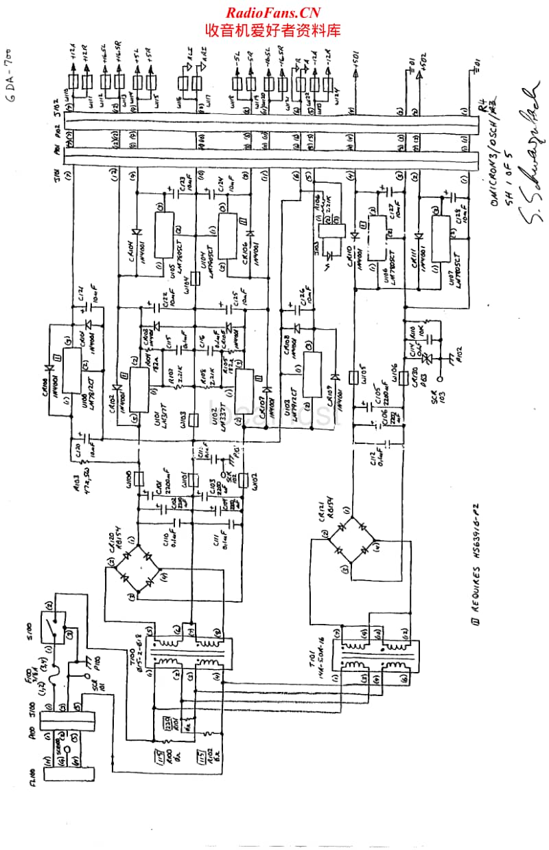 Adcom-GDA-700-Schematic电路原理图.pdf_第1页